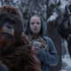 Nova, played by Amiah Miller, has contracted the mutated strain of ALZ-113, making her unable to speak. (Image: War For Planet of the Apes)